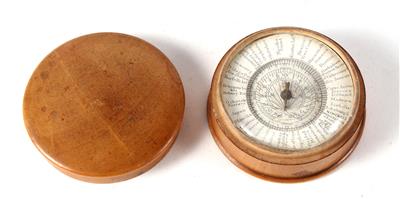 A 19th Century English box Sundial - Strumenti scientifici e globi d'epoca
