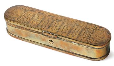 Tabakdose mit ewigem Kalender - Historische wissenschaftliche Instrumente und Globen - Klassische Fotoapparate und Zubehör
