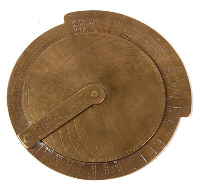 A French measuring Disc - Historische wissenschaftliche Instrumente und Globen - Klassische Fotoapparate und Zubehör