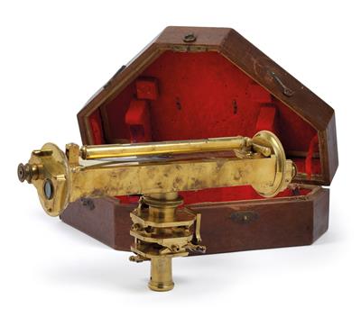 A rare Surveying double Telescope by Jacques Canivet - Antique Scientific Instruments and Globes