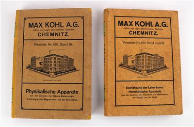 MAX KOHL Catalogue I-III - Strumenti scientifici, globi d'epoca e macchine fotografiche