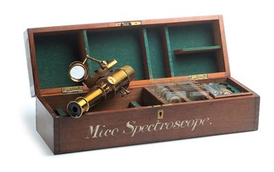 A John Browning Micro-Spectroscope - Strumenti scientifici, globi d'epoca e macchine fotografiche