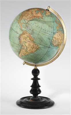 A c. 1875 terrestrial Globe - Strumenti scientifici, globi d'epoca e macchine fotografiche