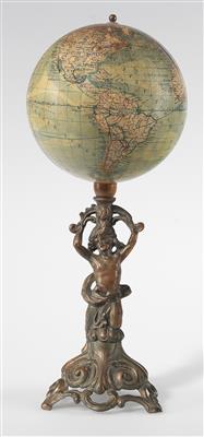 Erdglobus von Ludwig Julius Heymann - Historische wissenschaftliche Instrumente, Globen und Fotoapparate