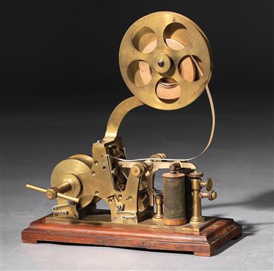 Früher Telegraph von Siemens  &  Halske - Historische wissenschaftliche Instrumente, Globen und Fotoapparate