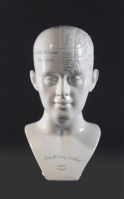 A Spanish late 19th century phrenology Bust - Antique Scientific Instruments, Globes and Cameras