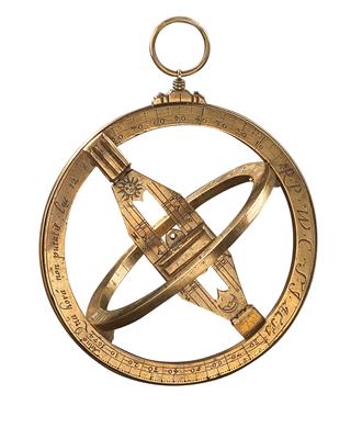 A 1674 Ring Sundial - Historické vědecké přístroje, globusy a fotoaparáty