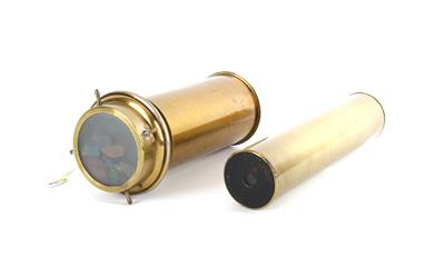 Two good brass kaleidoscopes - Historické vědecké přístroje, globusy a fotoaparáty