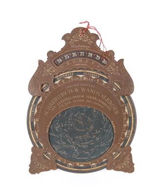 A perpetual Calendar with revolving Star Map - Strumenti scientifici e globi d'epoca; Macchine fotografiche d'epoca e accessori