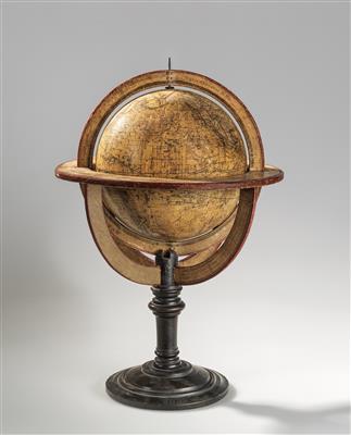 Terrestrial Globe, Charles Francois Delamarche - Strumenti scientifici e globi d'epoca; Macchine fotografiche d'epoca e accessori