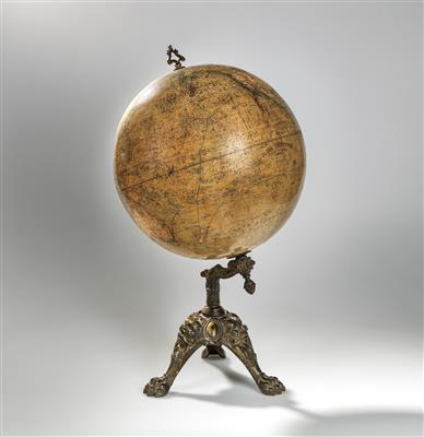 A terrestrial Globe by P. Maes - Antique Scientific Instruments and Globes; Classic Cameras