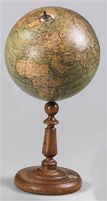 A terrestrial Globe by Ludwig Julius Heymann - Strumenti scientifici e globi d'epoca; Macchine fotografiche d'epoca e accessori