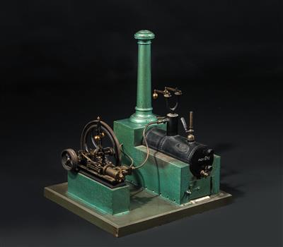 Steam engine model by Josef Eiss - Strumenti scientifici e globi d'epoca; Macchine fotografiche d'epoca e accessori