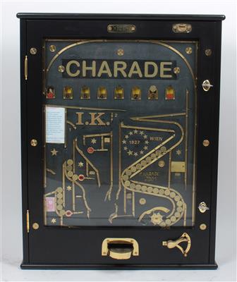 Geldspielautomat CHARADE - Hodiny, technologie a kuriozity
