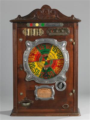 Geldspielautomat ROULETTE BUSSOZ - Uhren, Technik und Kuriositäten - Sammlung Spielautomaten