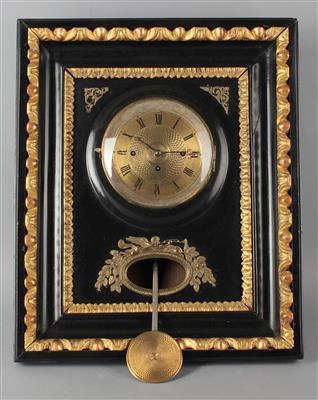 Kleine Biedermeier Rahmenuhr"Federzug Tageswerk, - Orologi, tecnologia e curiosità