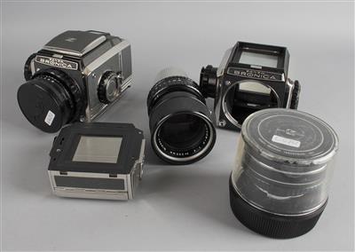 ZENZA BRONICA Ausrüstung mit 3 Objektiven - Uhren, Technik und Kuriositäten - Sammlung Spielautomaten