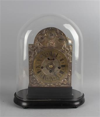 Barock Stockuhrwerk mit Glassturz - Uhren, Technik und Kuriositäten