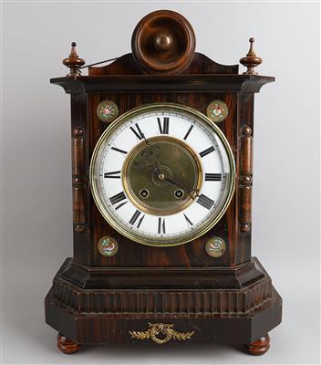 Historismus Tischuhr 'Lenzkirch', - Clocks, Science, and Curiosities including a Collection of glasses