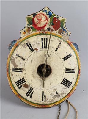 Schwarzwälder Wandpendeluhr, - Clocks, Science, and Curiosities including a Collection of glasses