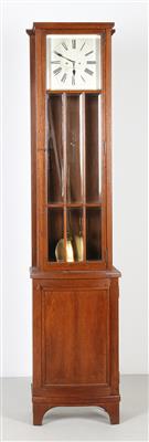 Wiener Jugendstil Bodenstanduhr 'H. Eibel, Wien', - Clocks, Science, and Curiosities including a Collection of glasses
