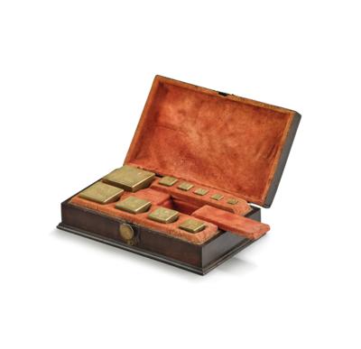 A Viennese apothecary weight box from 1762 - The Dr. Eiselmayr scales & weights collection