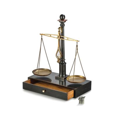 Viennese apothecary scales - The Dr. Eiselmayr scales & weights collection