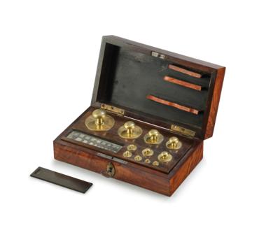 A Viennese trade weight box by G. Huck & Clima - The Dr. Eiselmayr scales & weights collection