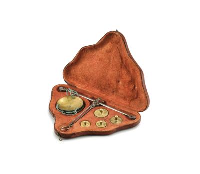 A Viennese coin scale box from 1786 - La collezione di bilance e pesi del Dr. Eiselmayr