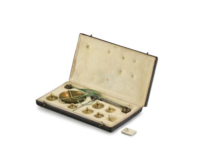 A Viennese coin scale box by Joseph Ruff - La collezione di bilance e pesi del Dr. Eiselmayr