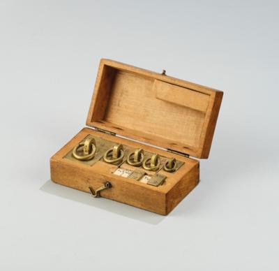 A Viennese customs weight box c. 1860 - The Dr. Eiselmayr scales & weights collection