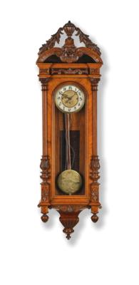 Altdeutsche Wandpendeluhr, - Clocks, Science, Curiosities