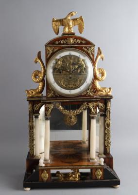 Empire Kommodenuhr "Schmied und Schleifer", - Clocks, Science, Curiosities