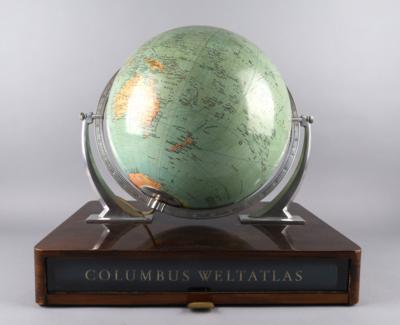 Columbus-Duo Erdglobus mit Weltatlas - Clocks, Science, Curiosities & Photographica