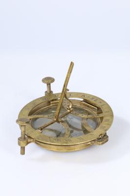 Äquatoriale Sonnenuhr, England 18. Jh. - Clocks, Science, Curiosities