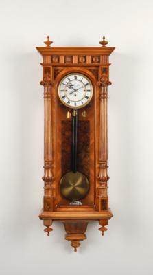 Altdeutsche Wiener Wandpendeluhr, "Ed. Walloschek in Wien", - Clocks, Science, Curiosities