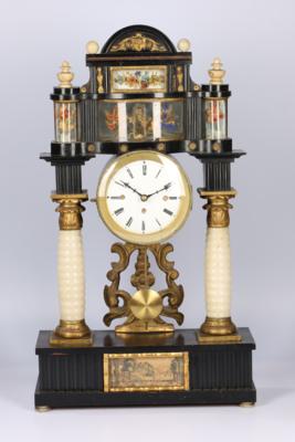 Biedermeier Portaluhr, - Clocks, Science, Curiosities