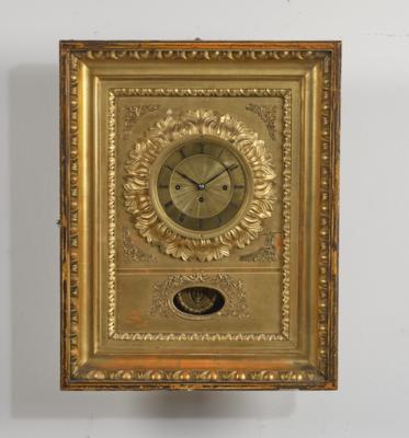 Biedermeier Rahmenuhr, - Clocks, Science, Curiosities