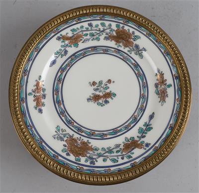 6 Teller, Porcelaine de Paris, - Tischlein deck dich!