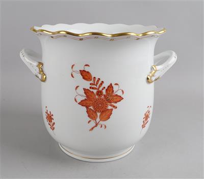 Herend Flaschenkühler, - Decorative Porcelain and Silverware