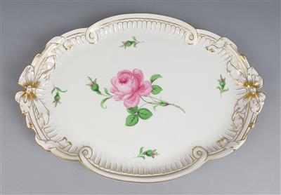 Meissen - Ovale Platte, - Decorative Porcelain & Silverware