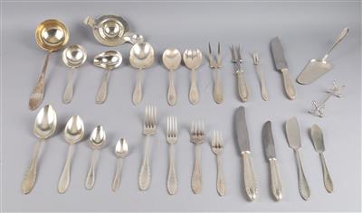 Berndorf - Besteckteile für 6bis 12 Personen, - Decorative Porcelain and Silverware