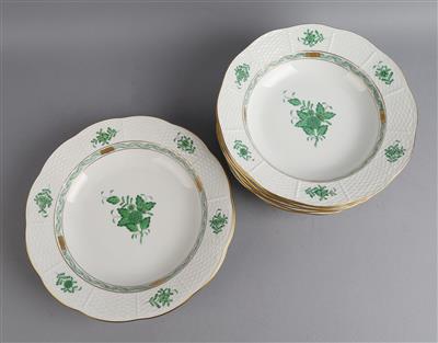 Herend Suppenteller, - Dekorativní porcelán a stříbro