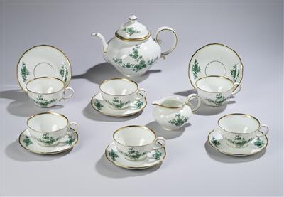 Teeservice, Augarten, - Dekorativní porcelán a stříbro