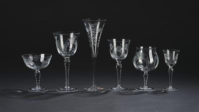 Trinkservice, Österreich, - Decorative Porcelain and Silverware