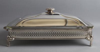 Rechteckige Deckelterrine, - Decorative Porcelain & Silverware