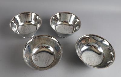 Paul Revere - 4 Schalen, - Decorative Porcelain and Silverware