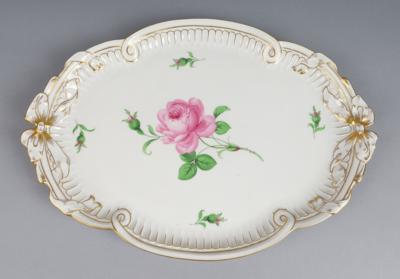 Meissen - Ovale Platte, - Decorative Porcelain and Silverware