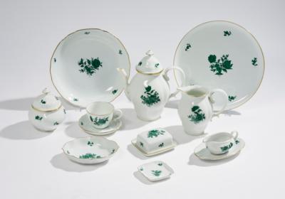 Kaffeeservice Augarten Dekor 5098 Maria Theresia um 1980, - Decorative Porcelain & Silverware