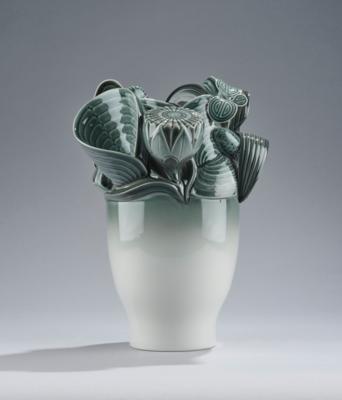 Marco Antonio Noguerón, große Vase 'Naturofantastic', Ausführung: Lladro, Spanien, 2008 - Decorative Porcelain and Silverware